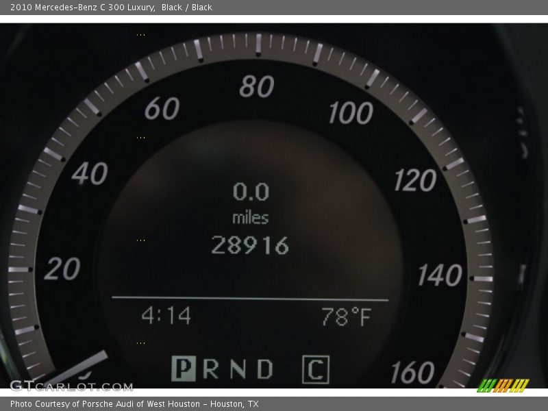 Black / Black 2010 Mercedes-Benz C 300 Luxury