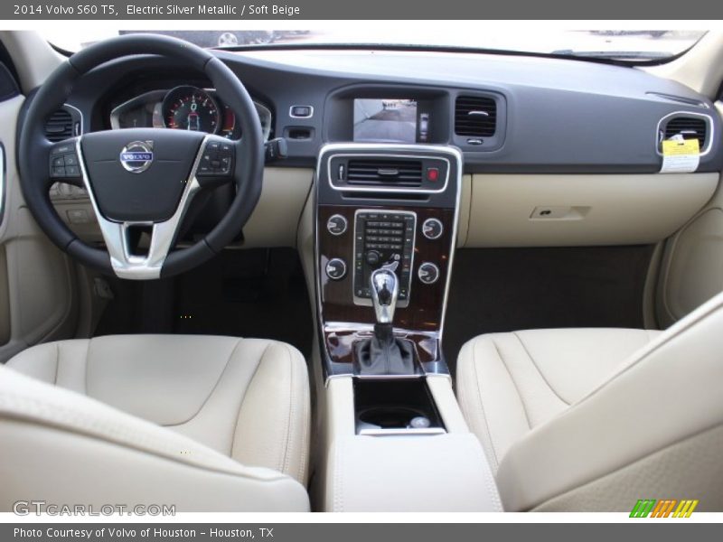Electric Silver Metallic / Soft Beige 2014 Volvo S60 T5