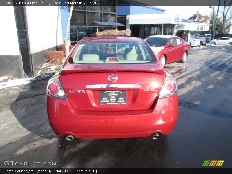 Code Red Metallic / Blond 2008 Nissan Altima 2.5 SL