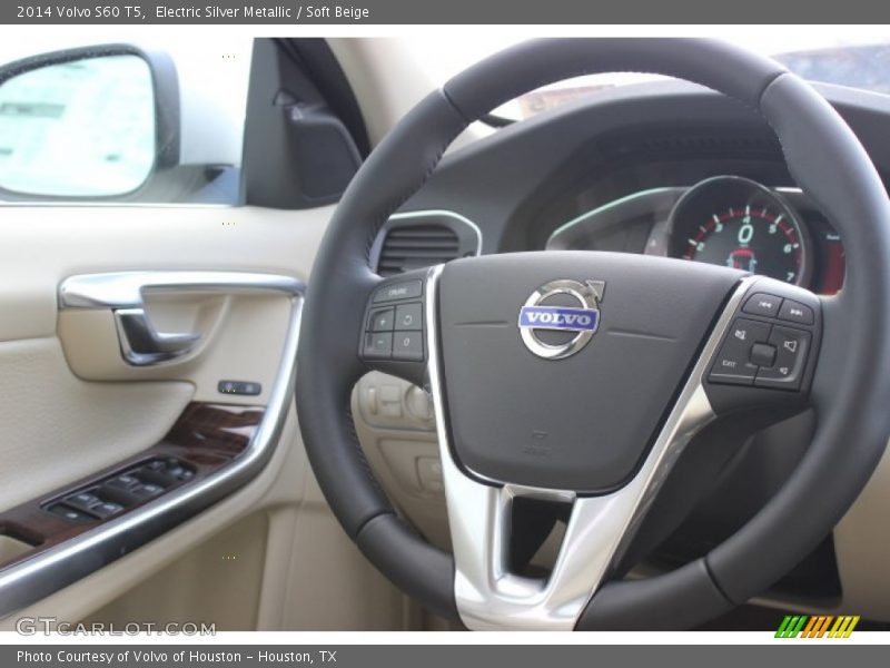 Electric Silver Metallic / Soft Beige 2014 Volvo S60 T5