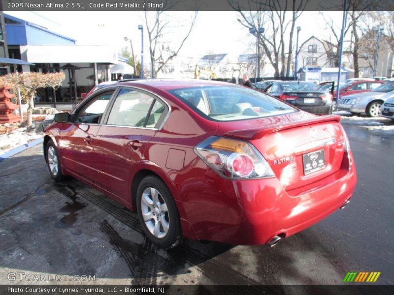 Code Red Metallic / Blond 2008 Nissan Altima 2.5 SL