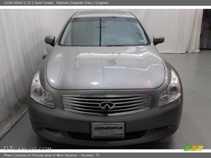 Platinum Graphite Gray / Graphite 2008 Infiniti G 35 S Sport Sedan