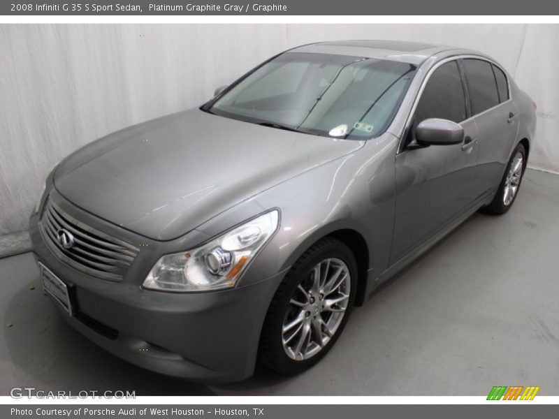 Platinum Graphite Gray / Graphite 2008 Infiniti G 35 S Sport Sedan