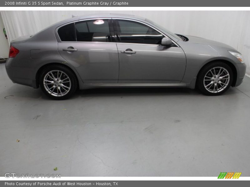 Platinum Graphite Gray / Graphite 2008 Infiniti G 35 S Sport Sedan