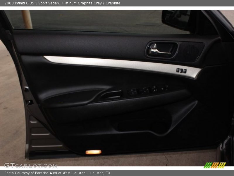 Platinum Graphite Gray / Graphite 2008 Infiniti G 35 S Sport Sedan