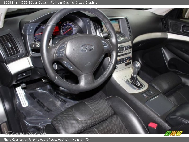 Platinum Graphite Gray / Graphite 2008 Infiniti G 35 S Sport Sedan