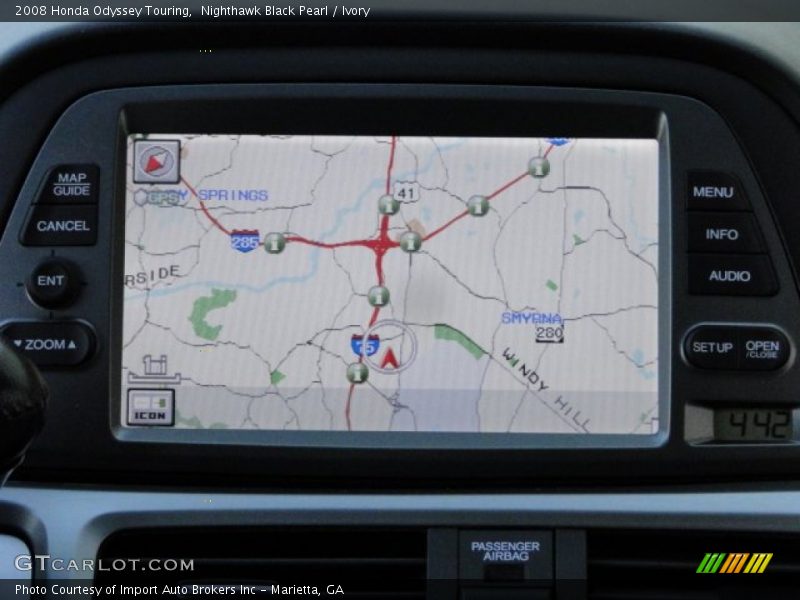 Nighthawk Black Pearl / Ivory 2008 Honda Odyssey Touring