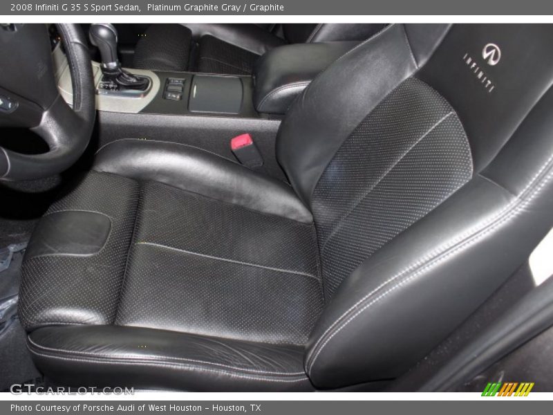 Platinum Graphite Gray / Graphite 2008 Infiniti G 35 S Sport Sedan