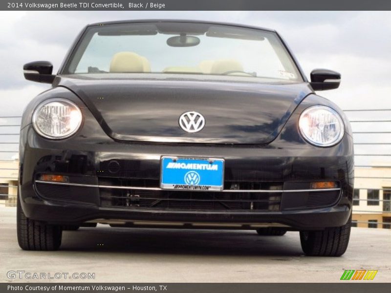 Black / Beige 2014 Volkswagen Beetle TDI Convertible