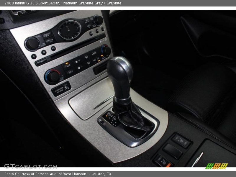 Platinum Graphite Gray / Graphite 2008 Infiniti G 35 S Sport Sedan