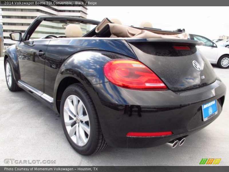 Black / Beige 2014 Volkswagen Beetle TDI Convertible