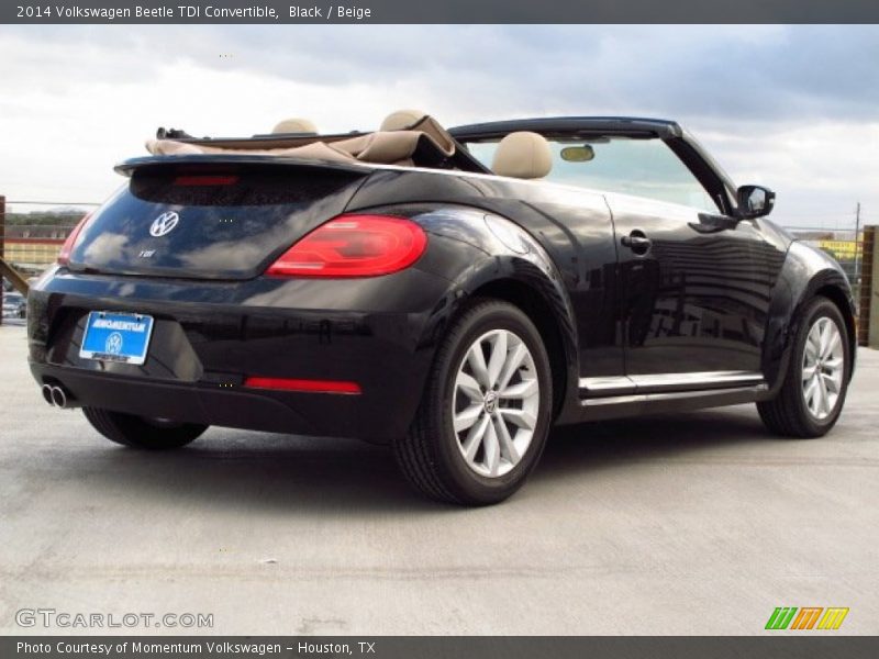 Black / Beige 2014 Volkswagen Beetle TDI Convertible