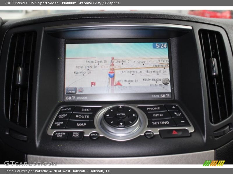 Platinum Graphite Gray / Graphite 2008 Infiniti G 35 S Sport Sedan