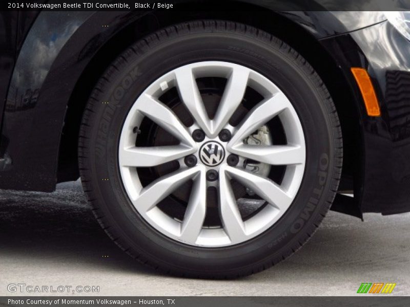 Black / Beige 2014 Volkswagen Beetle TDI Convertible
