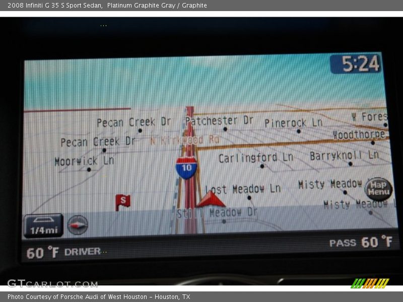 Platinum Graphite Gray / Graphite 2008 Infiniti G 35 S Sport Sedan