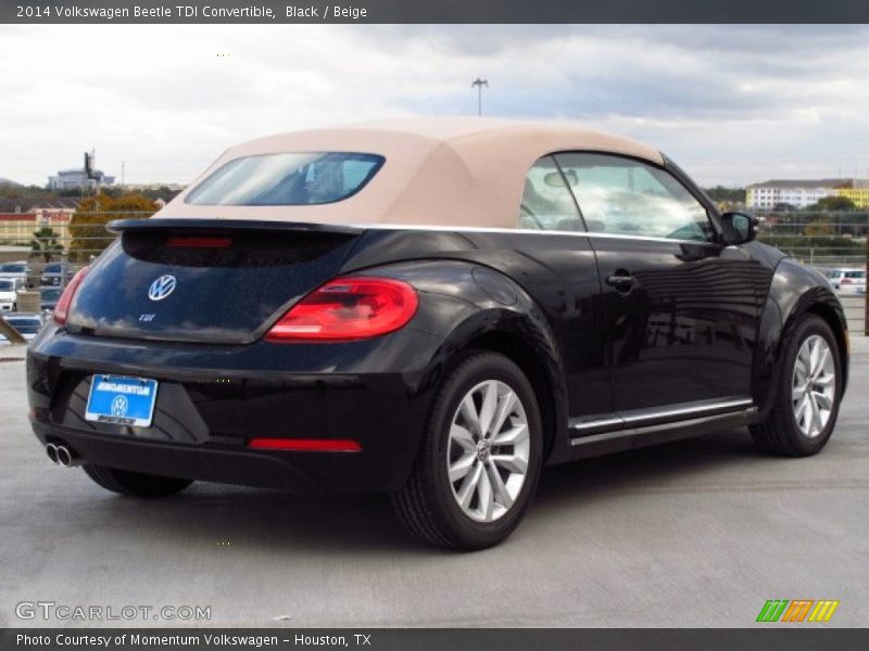 Black / Beige 2014 Volkswagen Beetle TDI Convertible