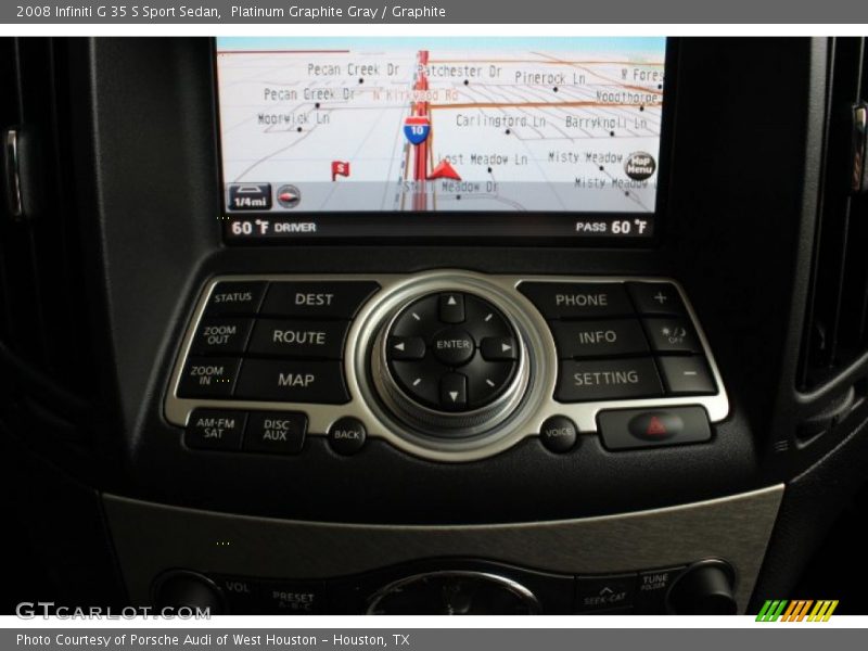 Platinum Graphite Gray / Graphite 2008 Infiniti G 35 S Sport Sedan
