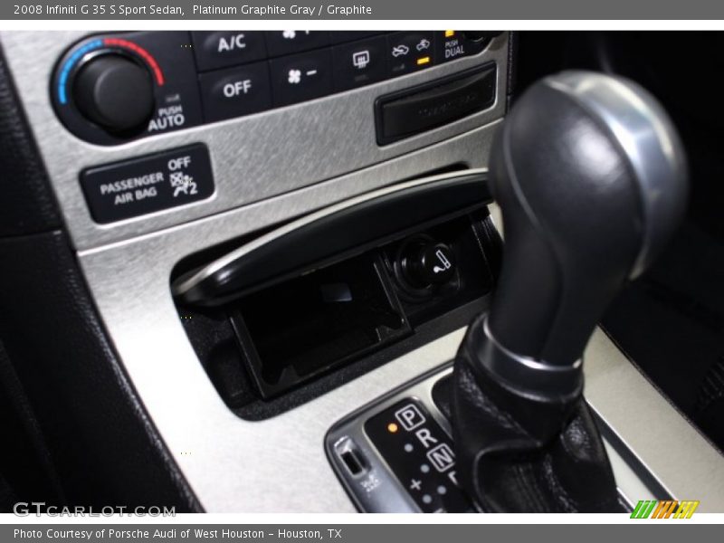 Platinum Graphite Gray / Graphite 2008 Infiniti G 35 S Sport Sedan