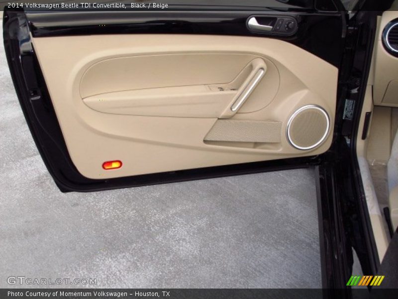Black / Beige 2014 Volkswagen Beetle TDI Convertible