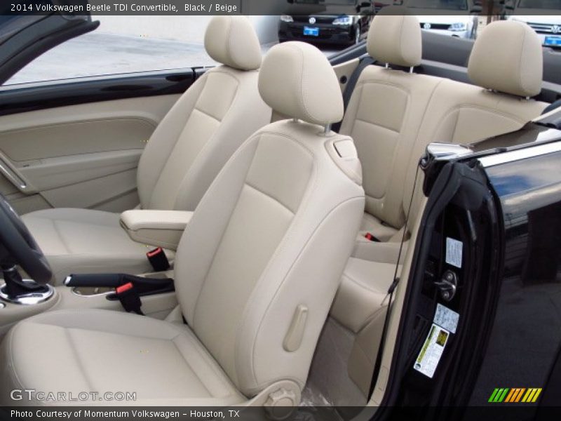 Black / Beige 2014 Volkswagen Beetle TDI Convertible