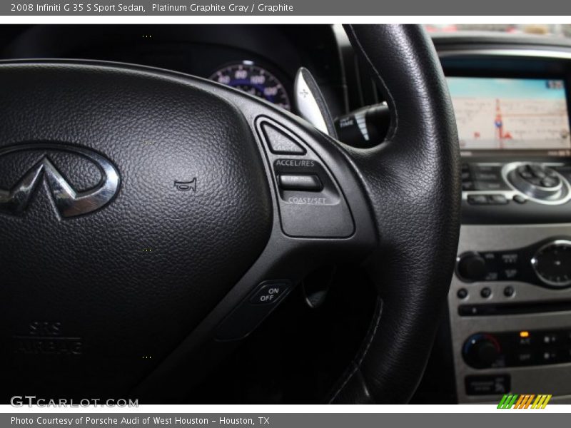 Platinum Graphite Gray / Graphite 2008 Infiniti G 35 S Sport Sedan