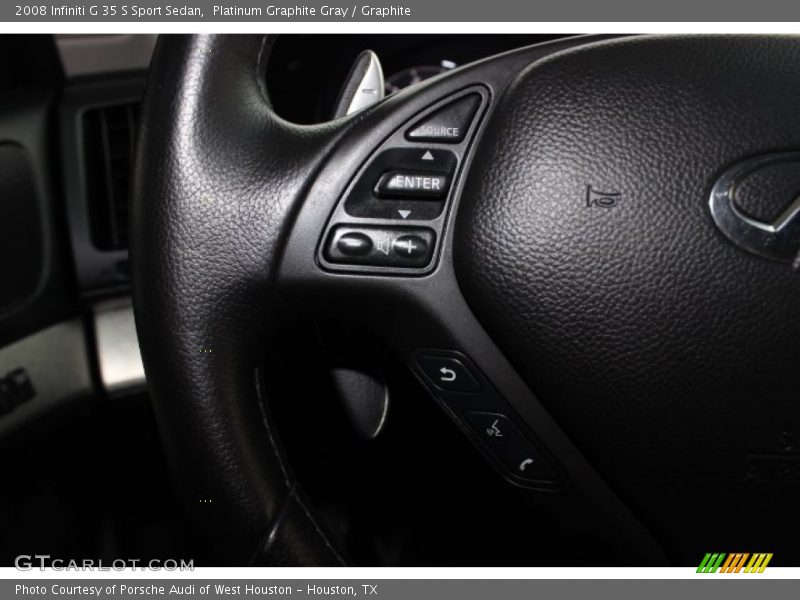 Platinum Graphite Gray / Graphite 2008 Infiniti G 35 S Sport Sedan