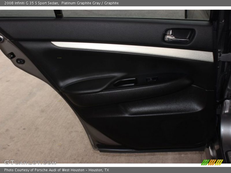 Platinum Graphite Gray / Graphite 2008 Infiniti G 35 S Sport Sedan