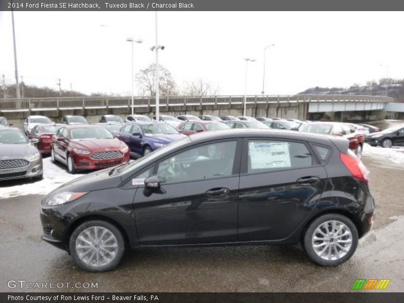 Tuxedo Black / Charcoal Black 2014 Ford Fiesta SE Hatchback