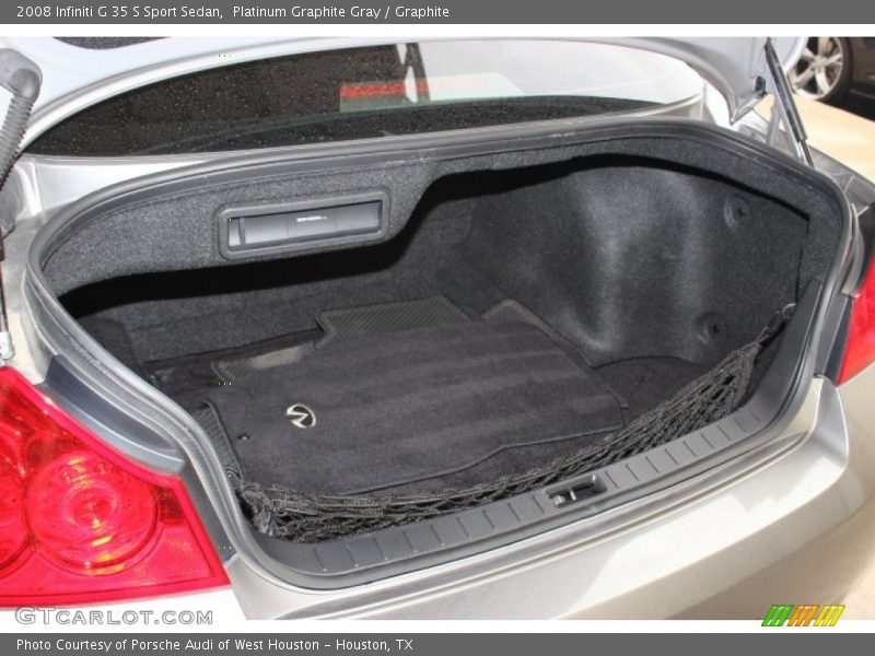 Platinum Graphite Gray / Graphite 2008 Infiniti G 35 S Sport Sedan