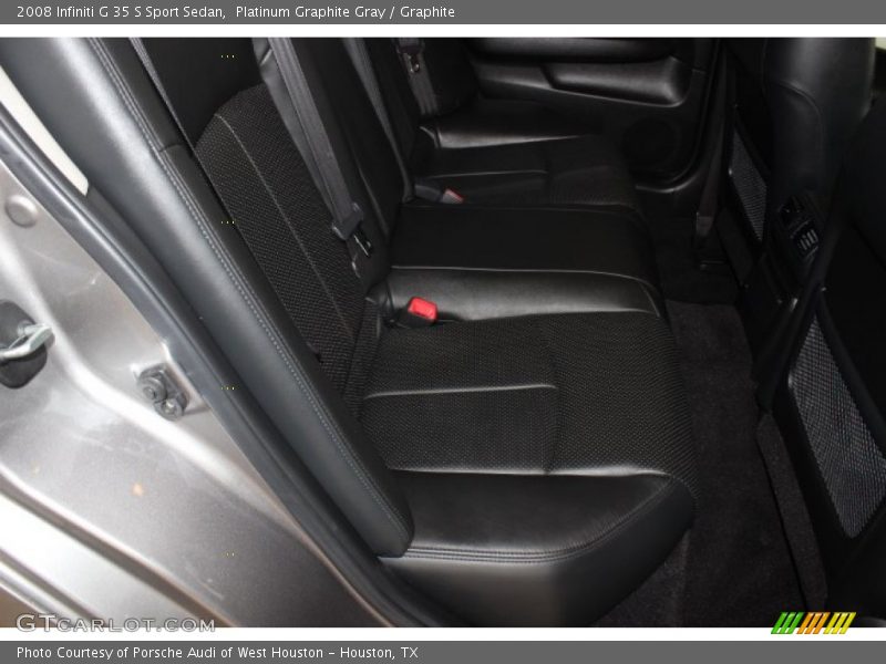 Platinum Graphite Gray / Graphite 2008 Infiniti G 35 S Sport Sedan