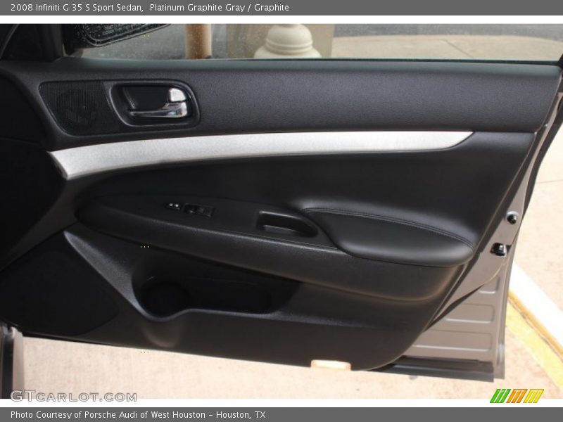 Platinum Graphite Gray / Graphite 2008 Infiniti G 35 S Sport Sedan