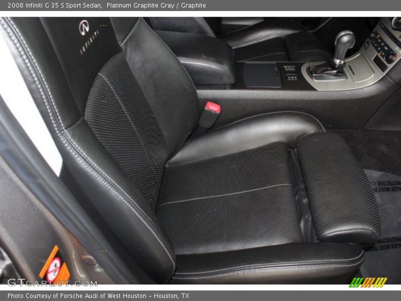 Platinum Graphite Gray / Graphite 2008 Infiniti G 35 S Sport Sedan