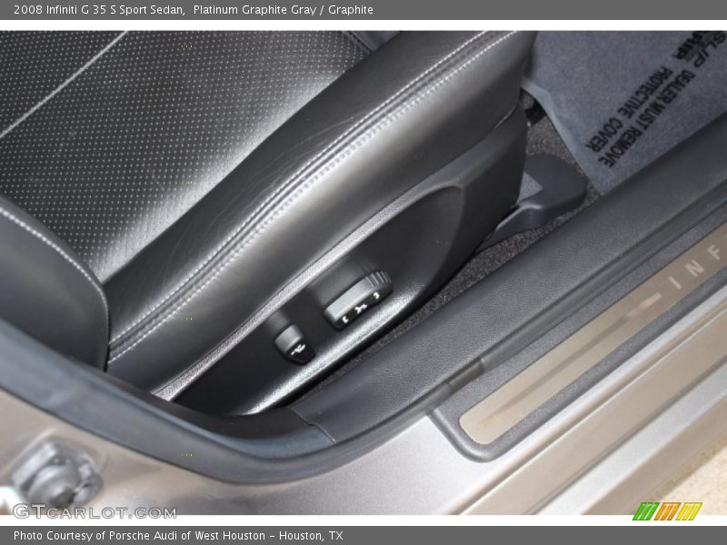 Platinum Graphite Gray / Graphite 2008 Infiniti G 35 S Sport Sedan