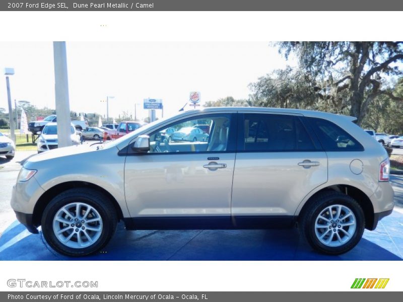 Dune Pearl Metallic / Camel 2007 Ford Edge SEL
