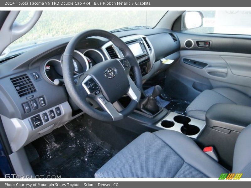  2014 Tacoma V6 TRD Double Cab 4x4 Graphite Interior
