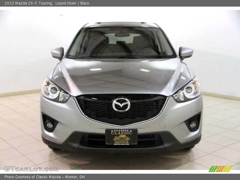 Liquid Silver / Black 2013 Mazda CX-5 Touring