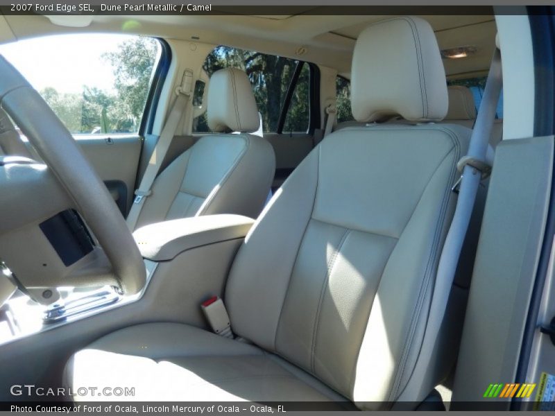 Dune Pearl Metallic / Camel 2007 Ford Edge SEL