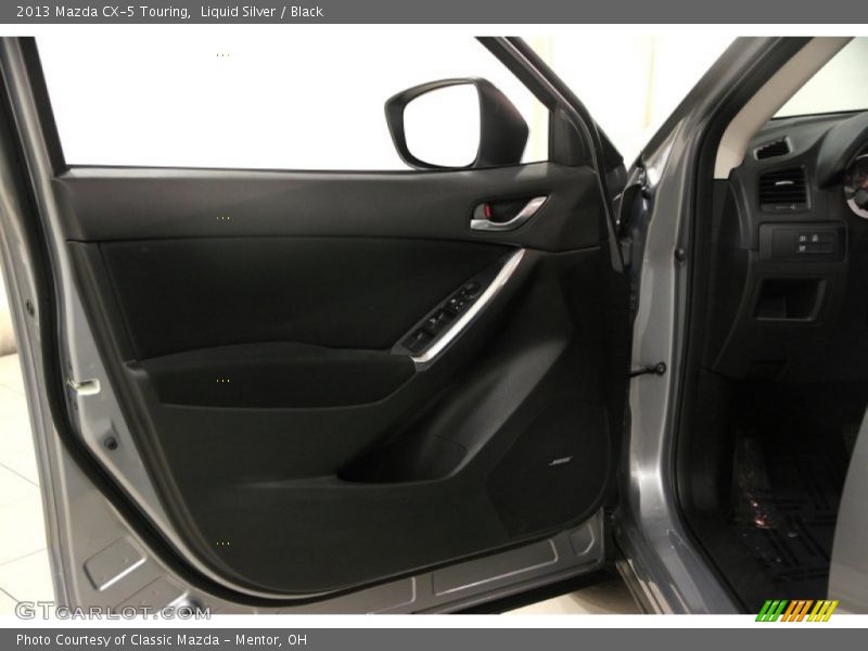 Liquid Silver / Black 2013 Mazda CX-5 Touring