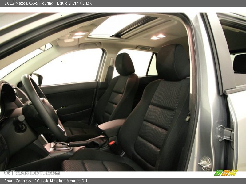 Liquid Silver / Black 2013 Mazda CX-5 Touring