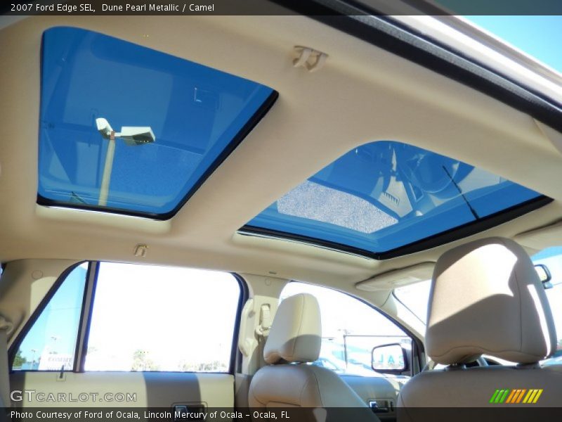 Dune Pearl Metallic / Camel 2007 Ford Edge SEL