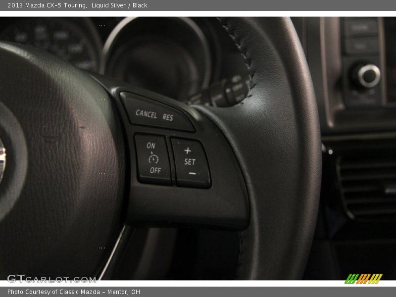 Liquid Silver / Black 2013 Mazda CX-5 Touring