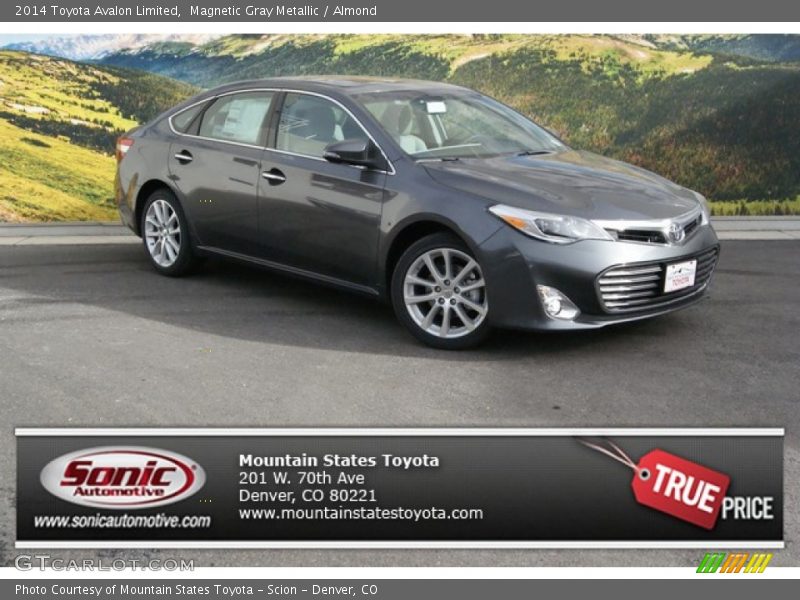 Magnetic Gray Metallic / Almond 2014 Toyota Avalon Limited