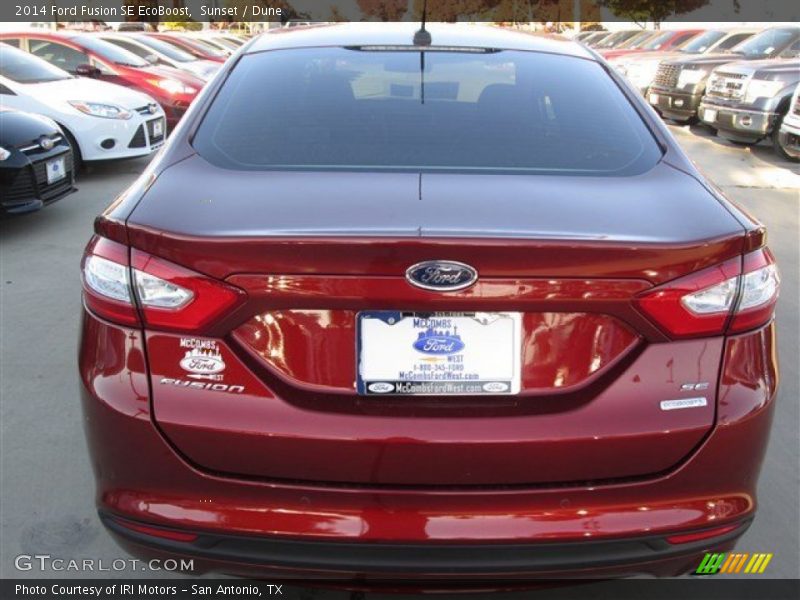 Sunset / Dune 2014 Ford Fusion SE EcoBoost