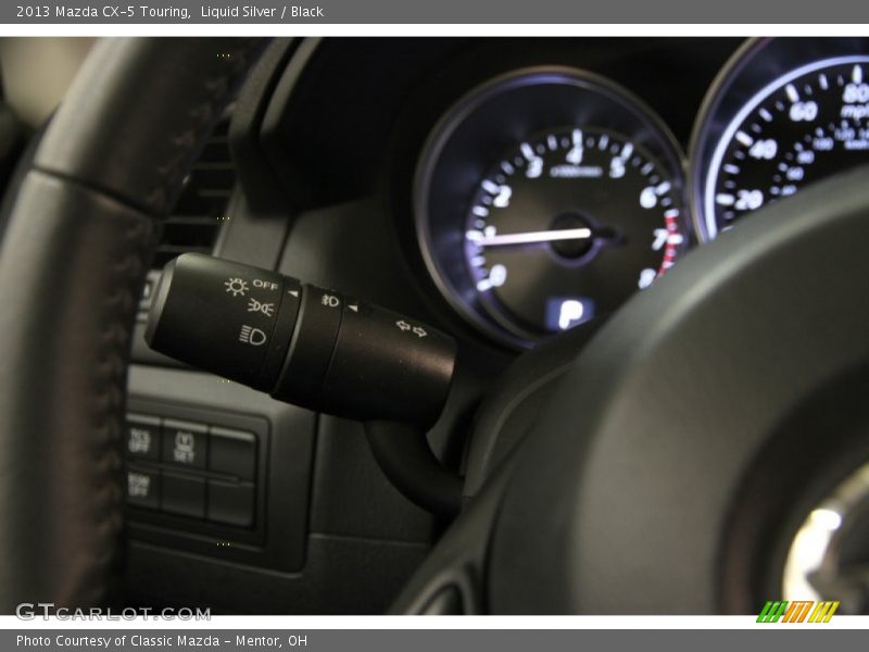 Liquid Silver / Black 2013 Mazda CX-5 Touring