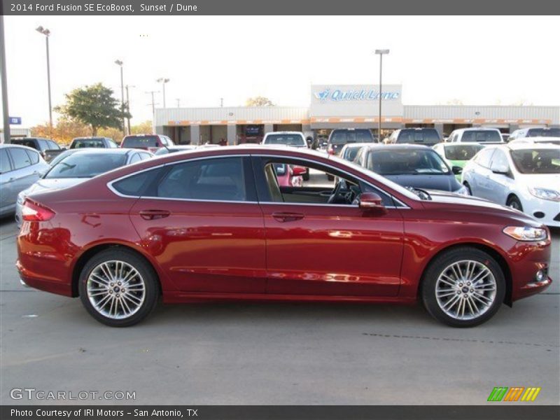 Sunset / Dune 2014 Ford Fusion SE EcoBoost