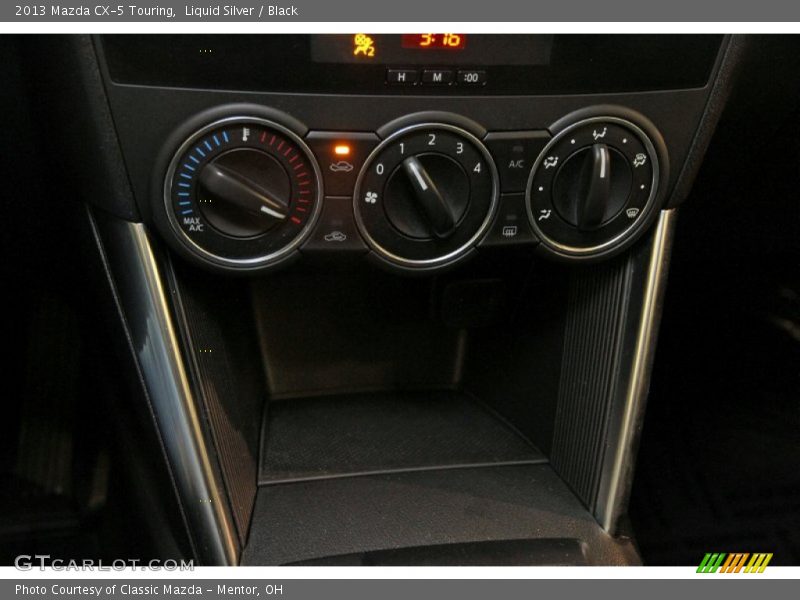 Liquid Silver / Black 2013 Mazda CX-5 Touring