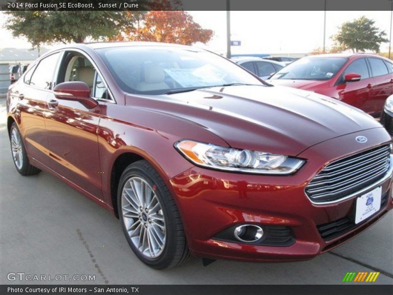 Sunset / Dune 2014 Ford Fusion SE EcoBoost