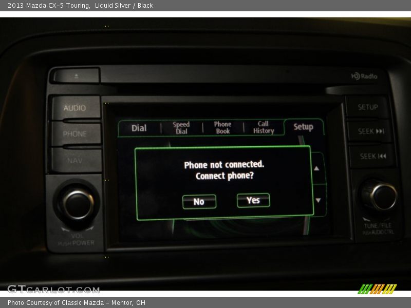Liquid Silver / Black 2013 Mazda CX-5 Touring