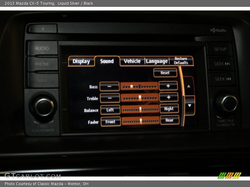 Liquid Silver / Black 2013 Mazda CX-5 Touring