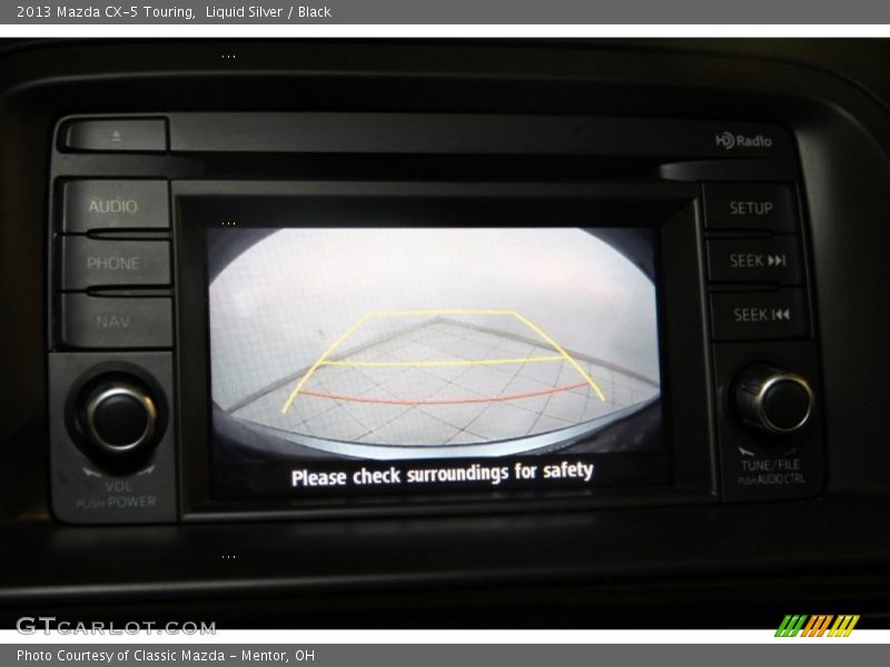 Liquid Silver / Black 2013 Mazda CX-5 Touring